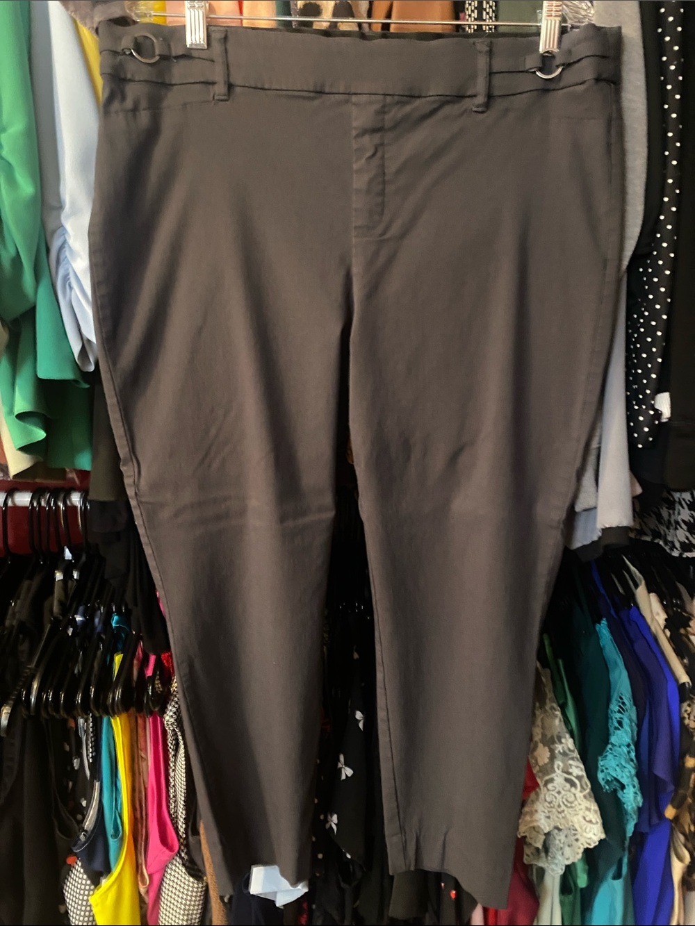 Maurices Gray Cropped Pants